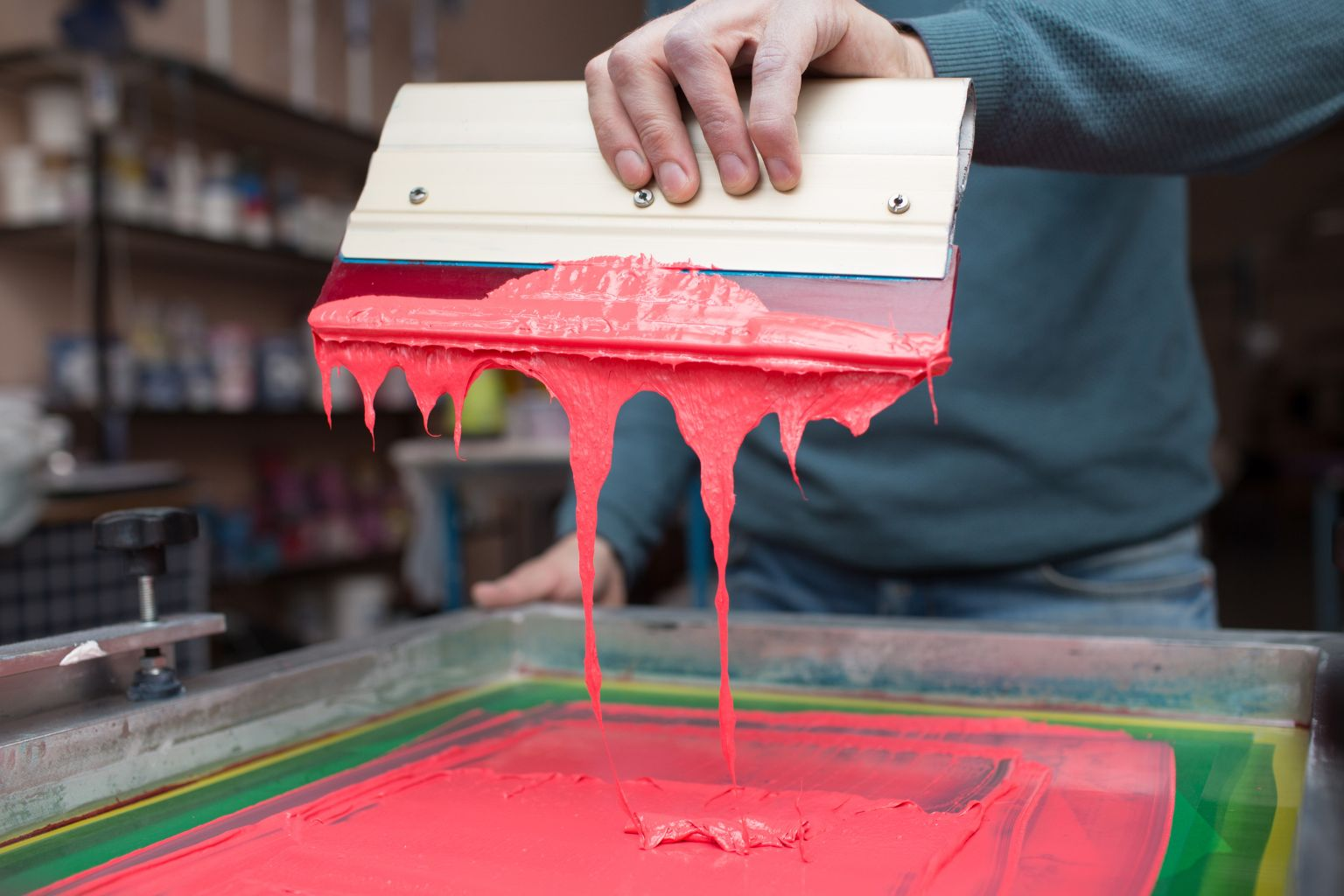 imagem serigrafia de camisetas