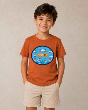 Camiseta Infantil Premium Estampa Level Up