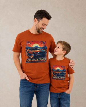 Kit Camisetas Pai e Filho American Legends