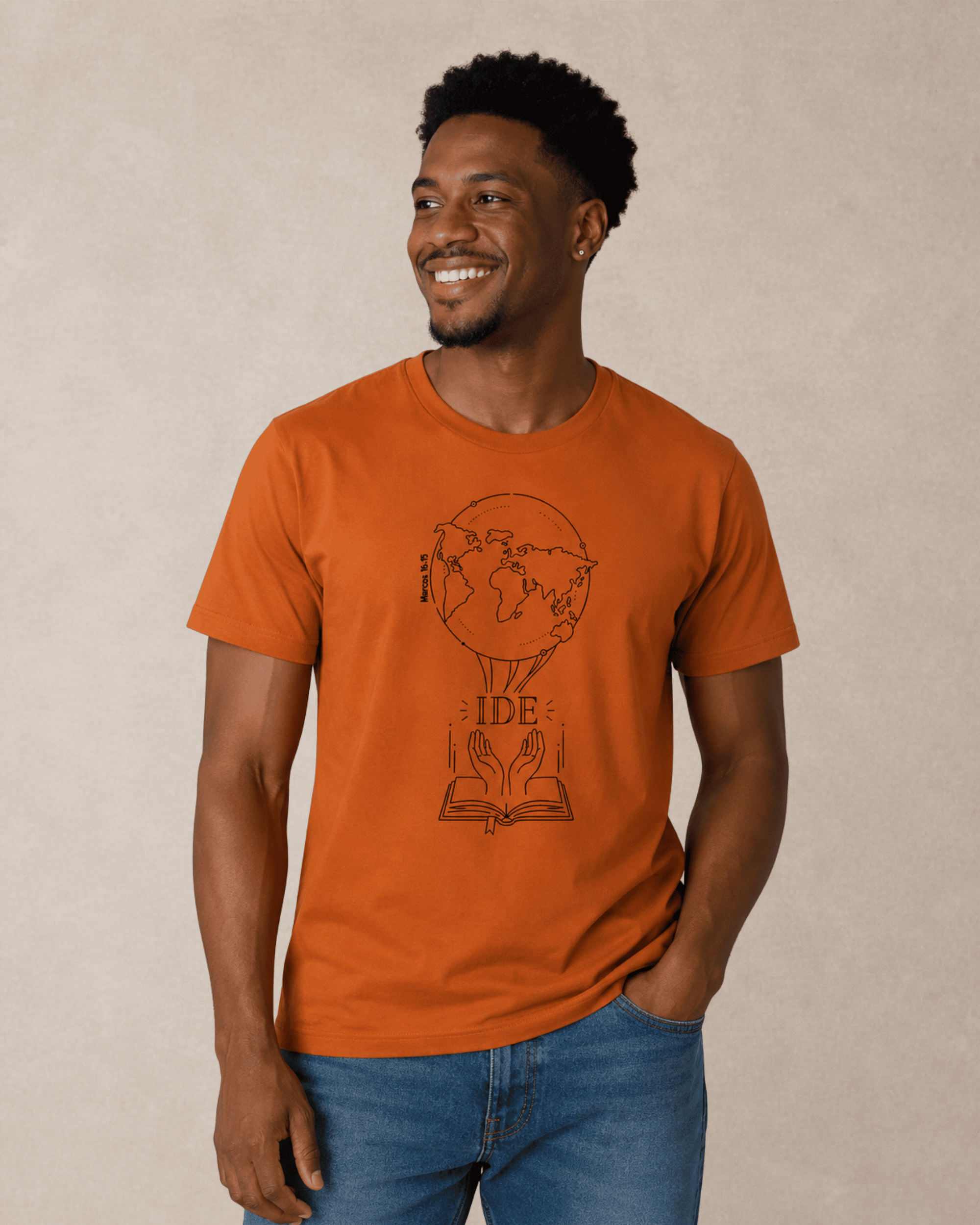 camiseta IDE ferrugem