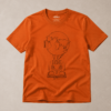 camiseta IDE frontal ferrugem