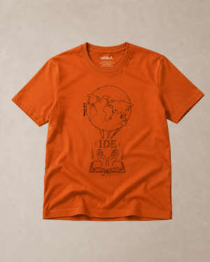 Inicio 14 camiseta IDE frontal ferrugem