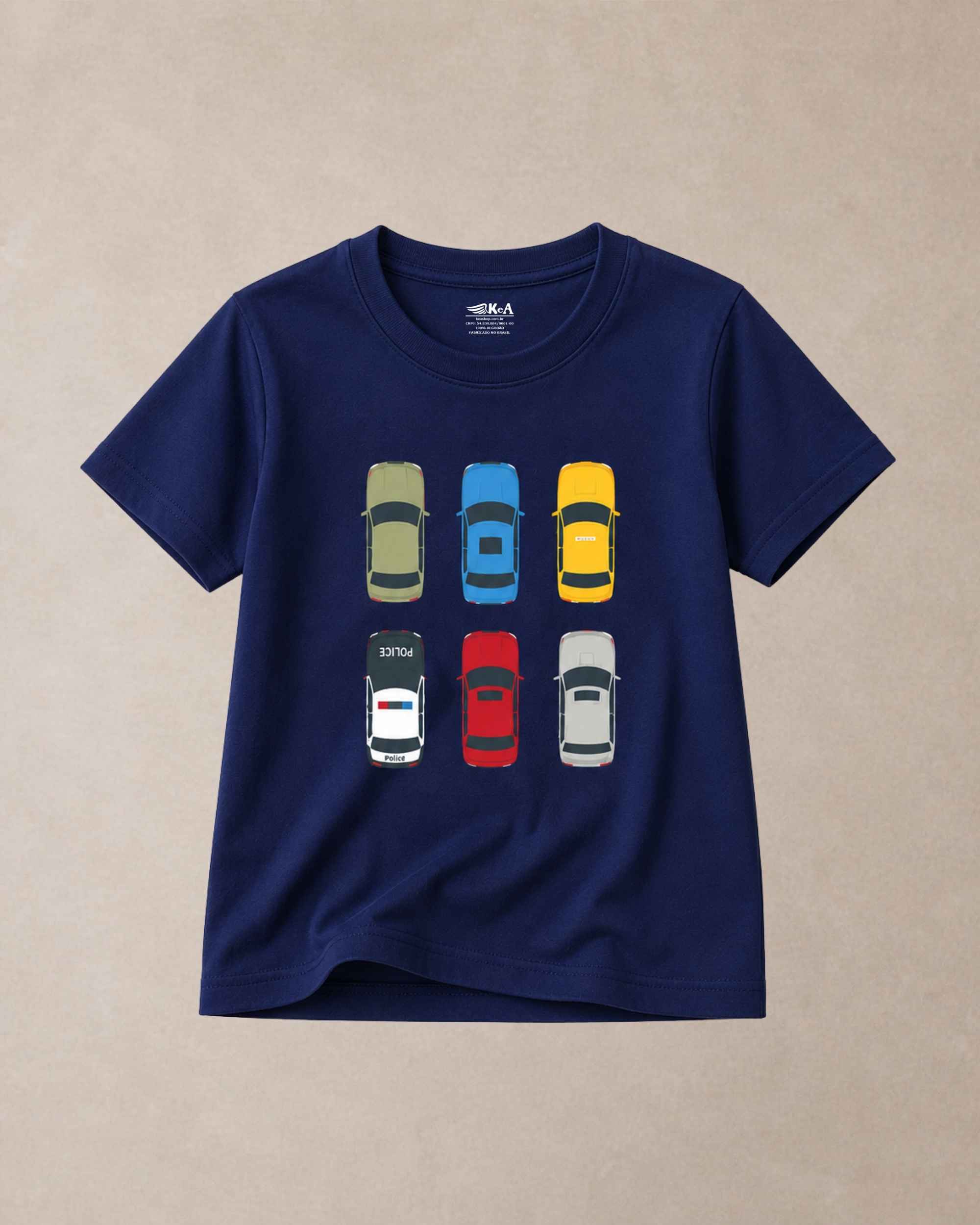 camiseta carrinhos marinho 002