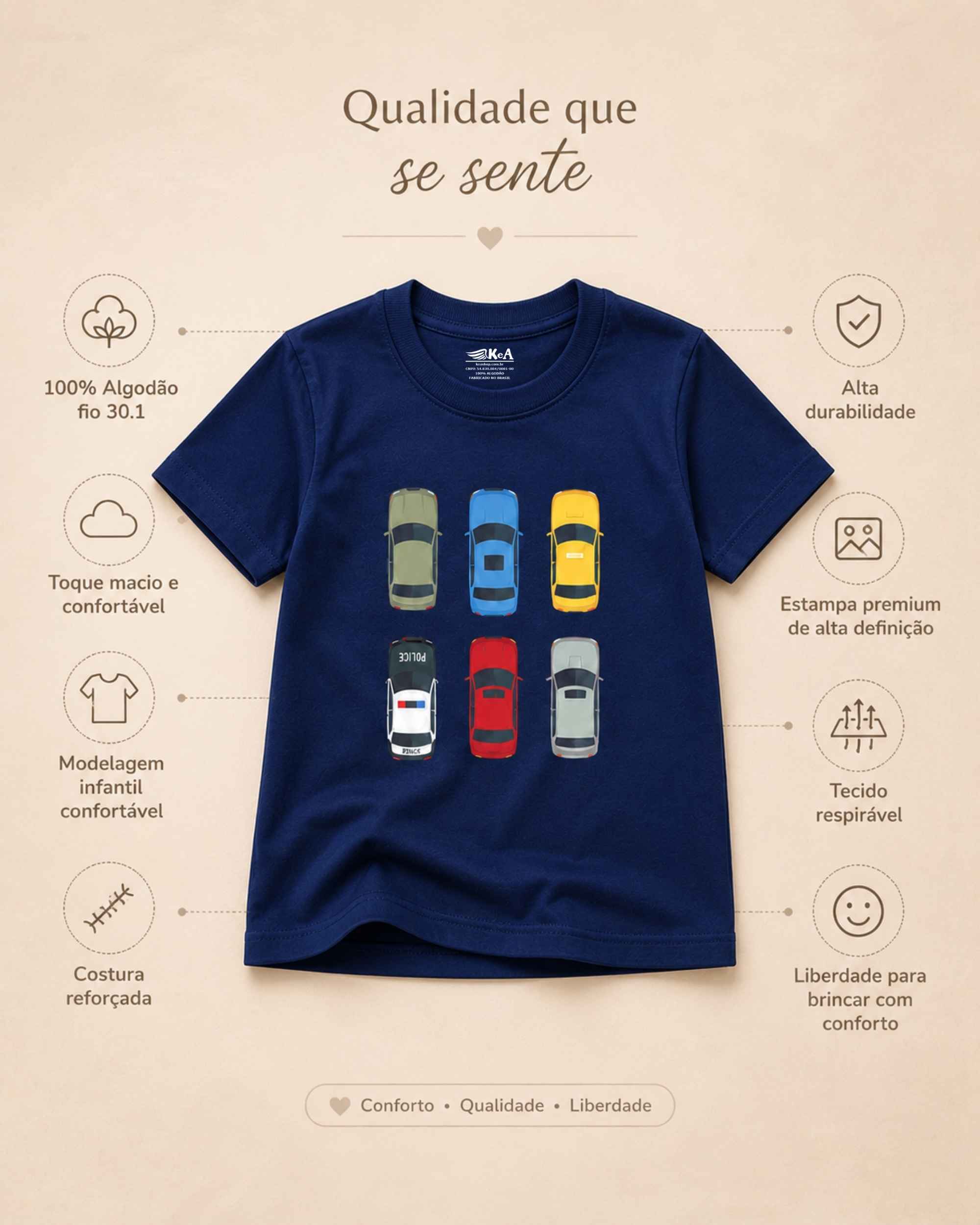 camiseta carrinhos marinho 003
