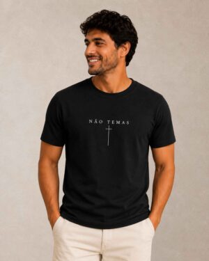Inicio 7 Camiseta Masculina Não Temas