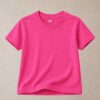 camisesta infantil lisa rosa 002