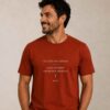 camiseta eu não sou digno ferrugem 001
