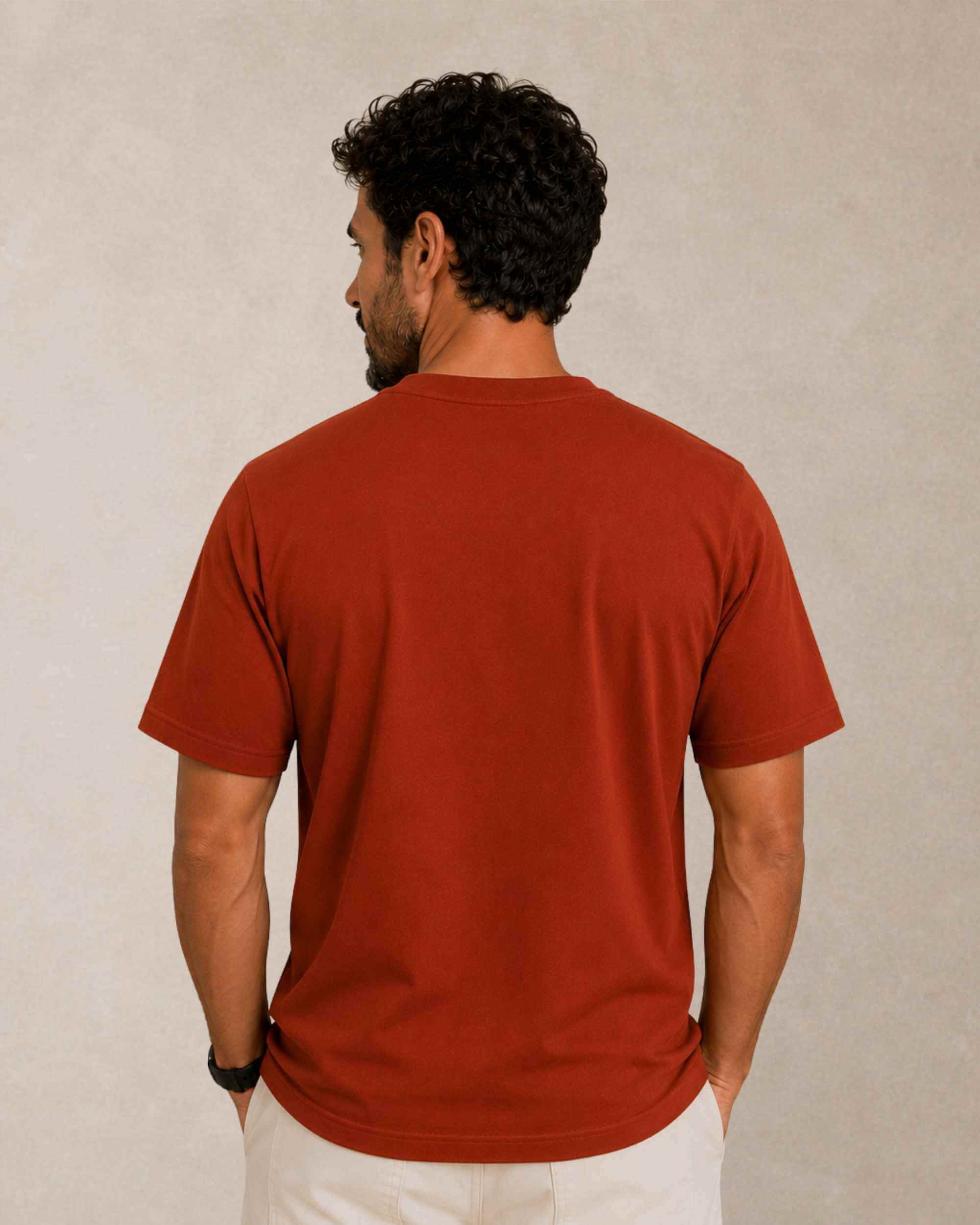 camiseta eu não sou digno ferrugem 002