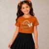 camiseta infantil feminina espalhando amor ferrugem 001