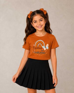 Camiseta Infantil Feminina Cristã Espalhando Amor Por Onde Passo
