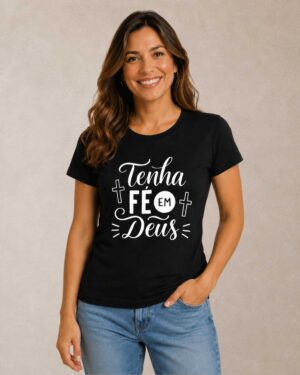Inicio 31 Baby Look Feminina Tenha Fé Em Deus