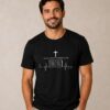 camiseta masculina João 14-6 preta 001