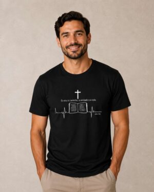 Inicio 22 Camiseta Masculina Cristã João 14:6