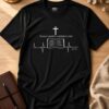 camiseta masculina João 14-6 preta 004