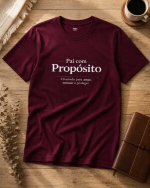 Inicio 25 camiseta masculina Pai Com Proposito bordo 004