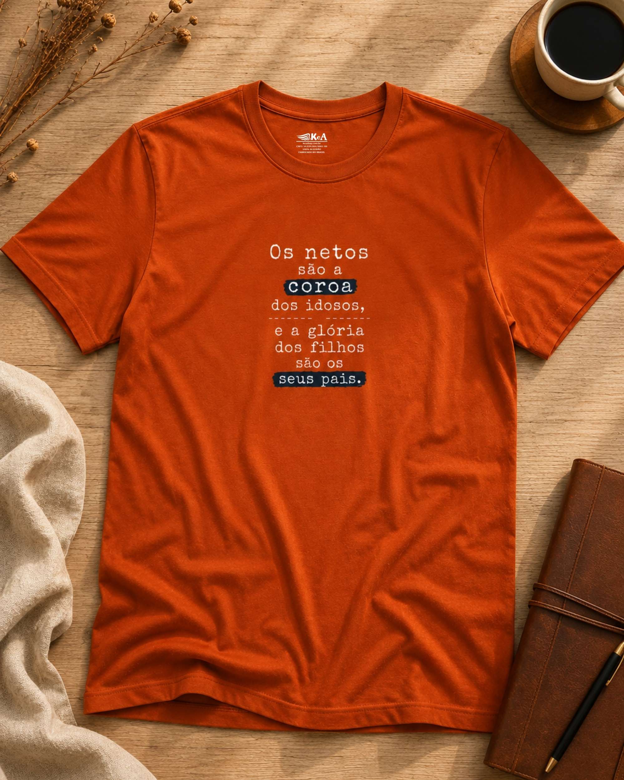 camiseta masculina proverbios 17-6 ferrugem 004