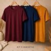 kit 3 camisesta(BO-AM-MO) masculina bordada 002