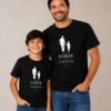 kit pai e filho seja forte e corajoso preto 0001