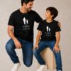 kit pai e filho seja forte e corajoso preto 0002