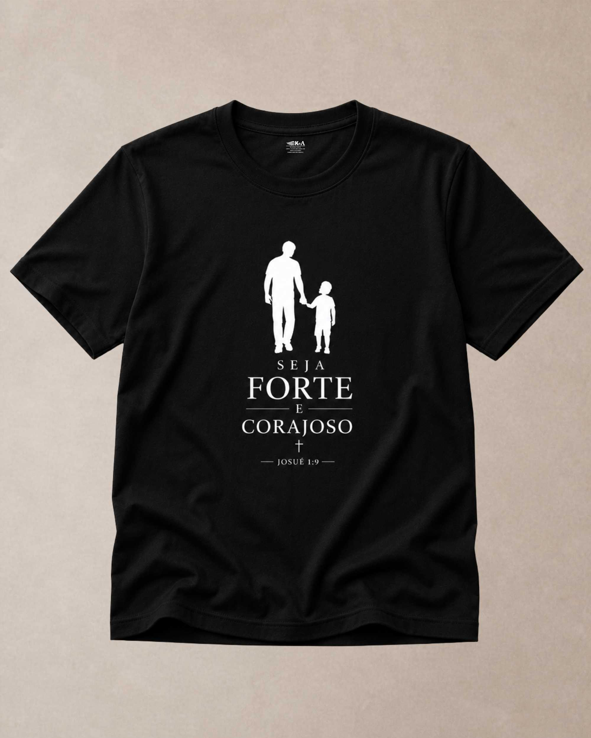 kit pai e filho seja forte e corajoso preto 0005