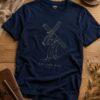 Camiseta Masculina Foi Por Nós Marinho 004 Camiseta Masculina Cristã Foi Por Nós Azul Marinho
