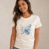 baby look cristã Tudo tem seu tempo off-white Baby Look Feminina Cristã Tudo Tem Seu Tempo Off-White