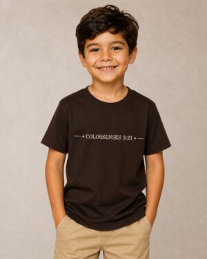 Camiseta Infantil Premium Colossenses 3:21