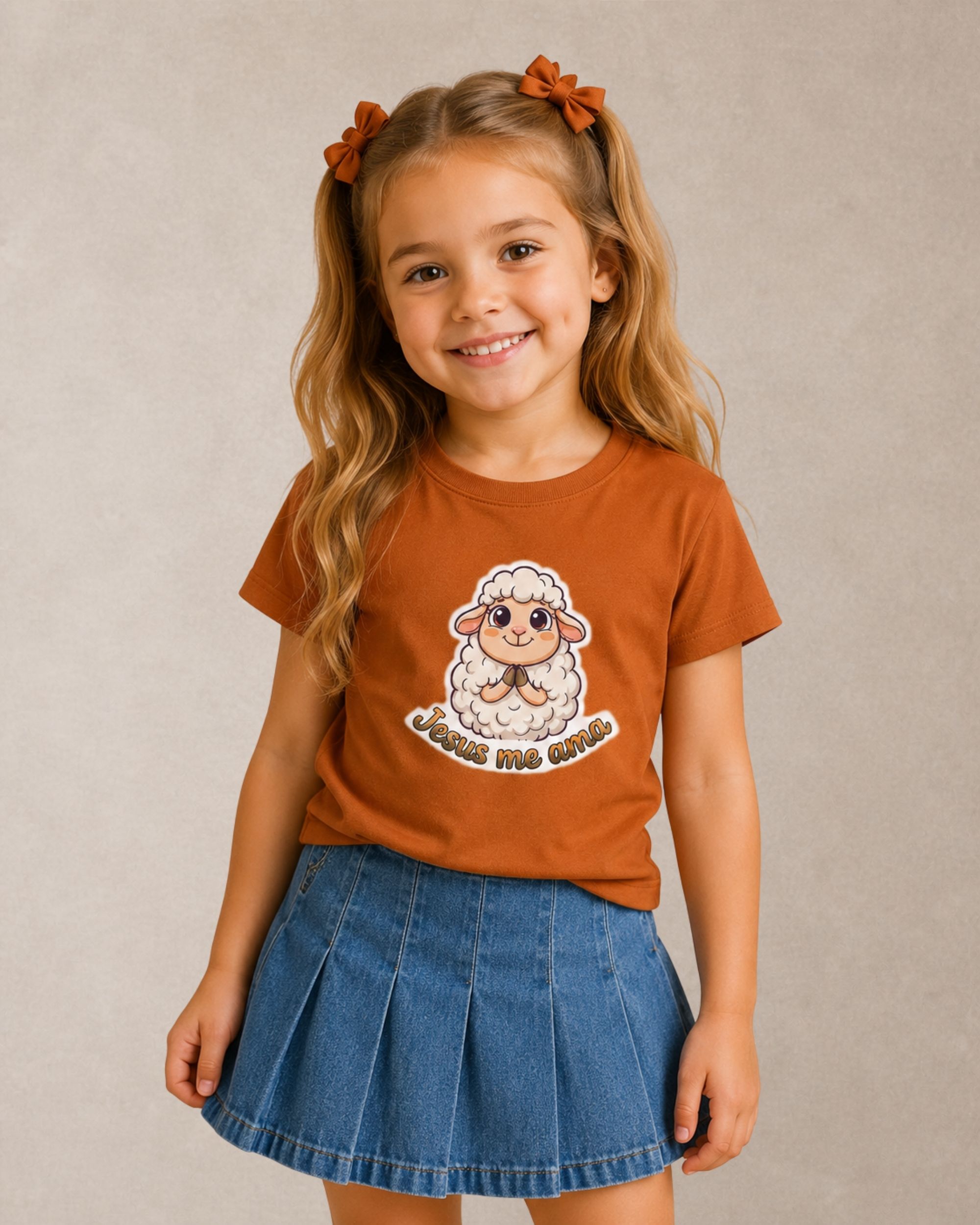 Camiseta Infantil Cristã Jesus Me Ama 15 Camiseta Infantil Cristã Jesus Me Ama - Imagem 15