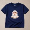 camiseta infantil Jesus me ama marinho 004