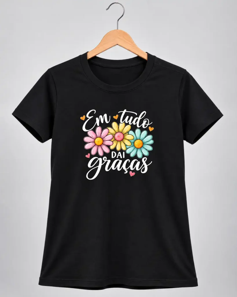 baby look crista Em tudo dai Gracas preta 002