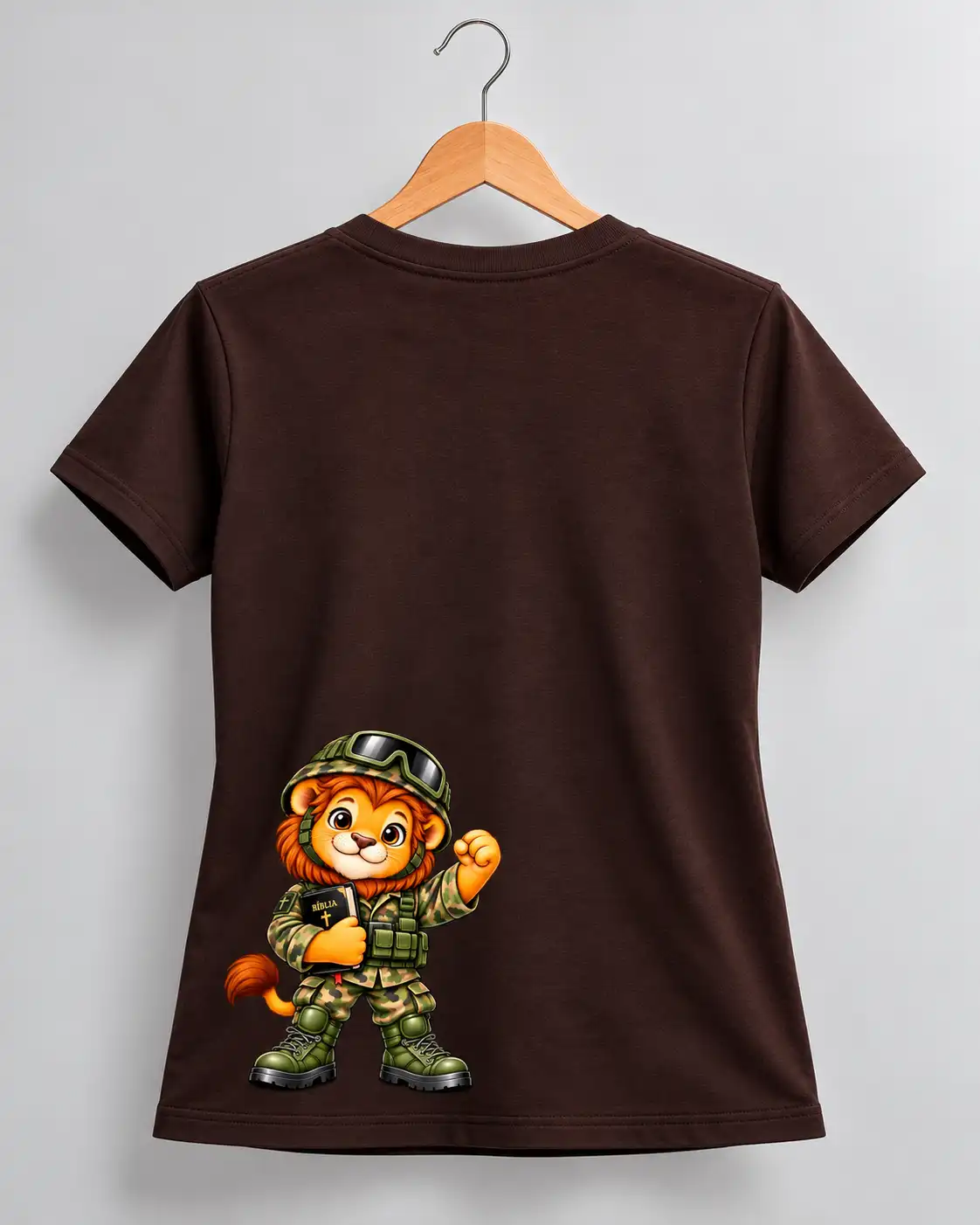 Camiseta Infantil Cristã Sou Um Soldadinho De Jesus 2 Camiseta Infantil Cristã Sou Um Soldadinho De Jesus - Imagem 2