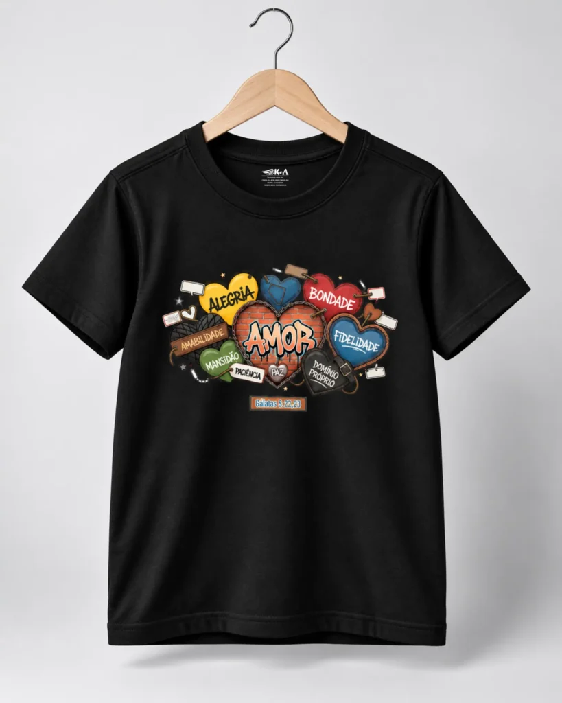 camiseta juvenil Galatas 5 2223