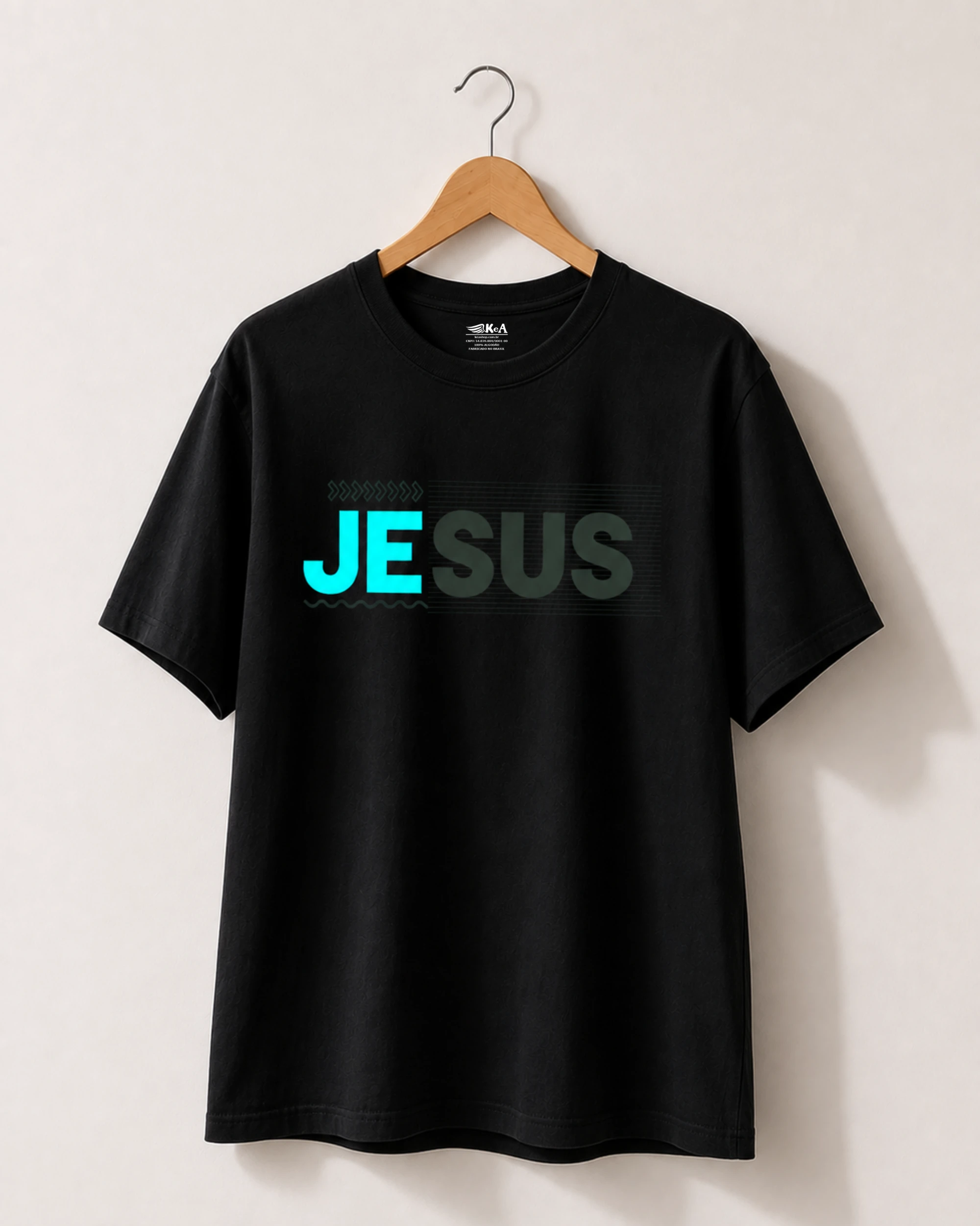 Camiseta Masculina Cristã JESUS 1 Camiseta Masculina Cristã JESUS